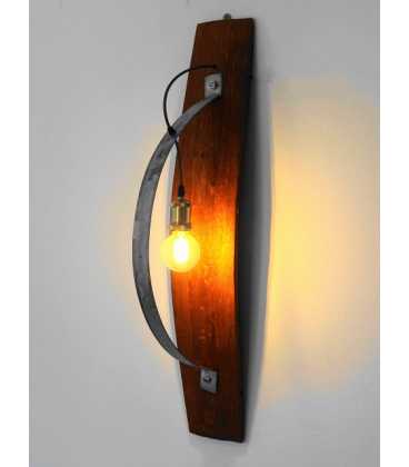 Wood and metal wall light 226