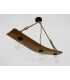 Wood and rope pendant light 268