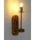 Wood and rope wall light 271