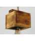 Wood and rope pendant light 276