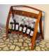 Wooden wine rack