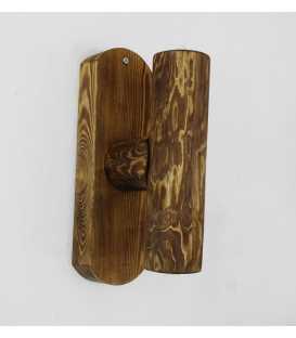 Double directioned wooden wall light 385