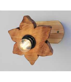Wood and rope wall light 441