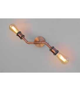 Copper pipes wall light 451