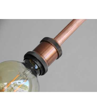 Copper pipes pendant light 458