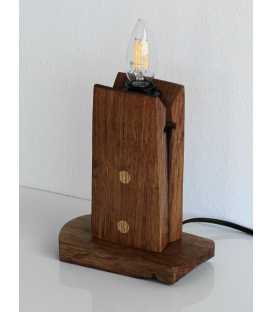 Επιτραπέζιο φωτιστικό διακοσμητικό από ξύλο 488