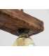 Wood and rope pendant light 540