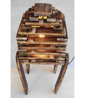 Stehleuchte aus Holz 550