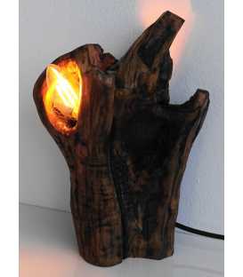 Olive wood table lamp 566