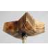 Wood and rope pendant lamp 603