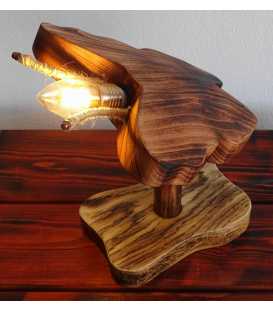 Διακοσμητικό φωτιστικό επιτραπέζιο από ξύλο "Πεταλούδα" 608
