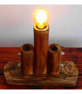Διακοσμητικό φωτιστικό επιτραπέζιο από ξύλο 609