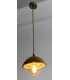 Wooden bowl pendant light 571