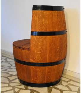 Πολυθρόνα από ξύλινο βαρέλι κρασιού
