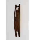 Wine barrel stave wall candle holder 053