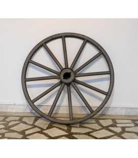 Old iron wheel sandblasted 057